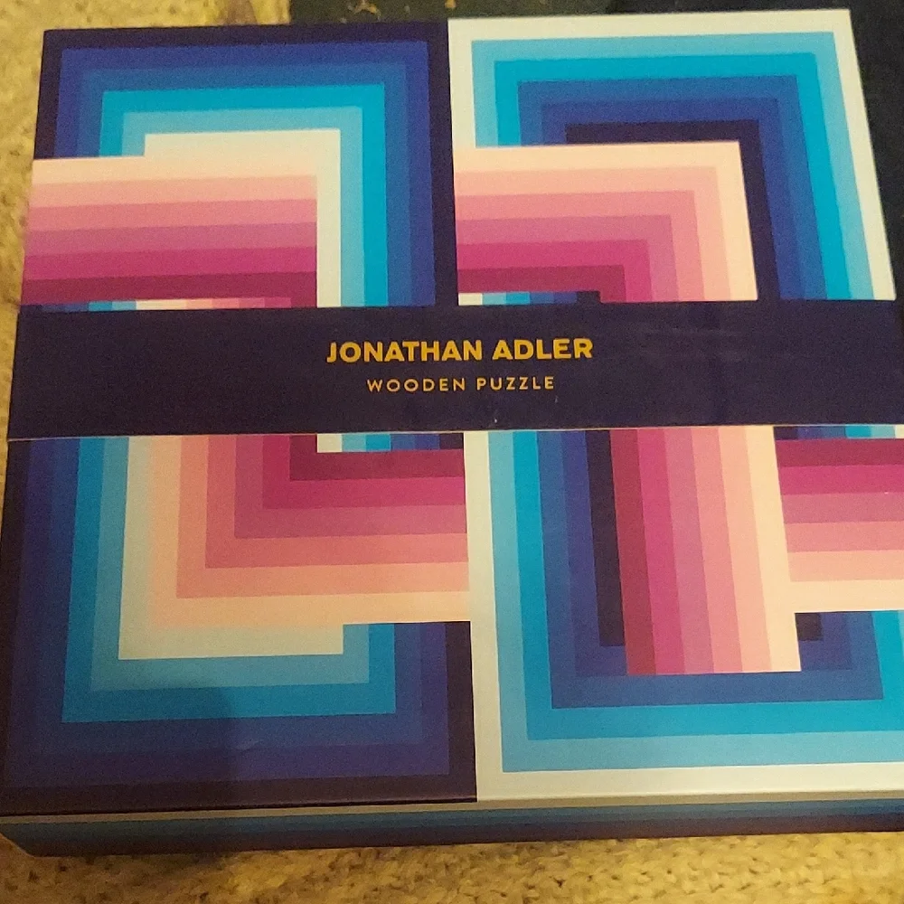 Hot Designer. Awesome Product. Ultra Artsy Lux Wood Puzzle By Jonathan Adler